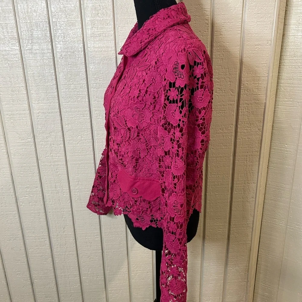Anthropologie Dolan Lady Lace Blazer, size medium. - Picture 7 of 11